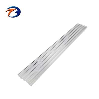 Customized sizes optical quartz glass tube UV application fused silica cylinder manufacture