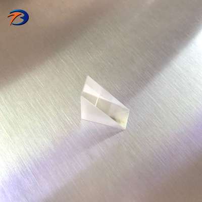 Optical glass right angle triangular prism for survey instruments