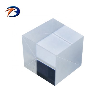 Optical bk7 beam splitter cube,mini dichroic prism cube